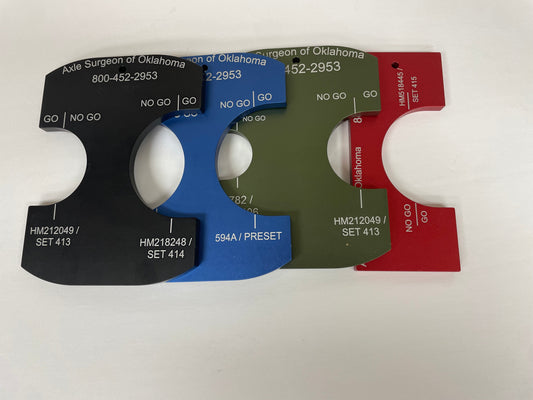 Spindle GO/NO GO Wear Gauge