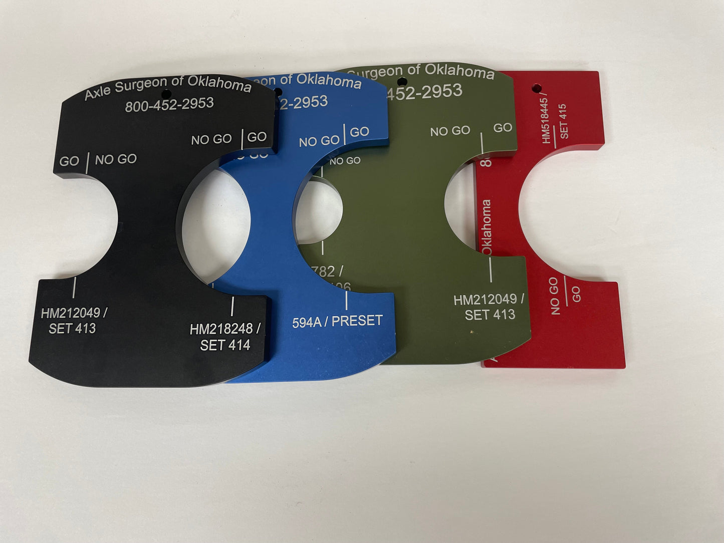 Spindle GO/NO GO wear gauge